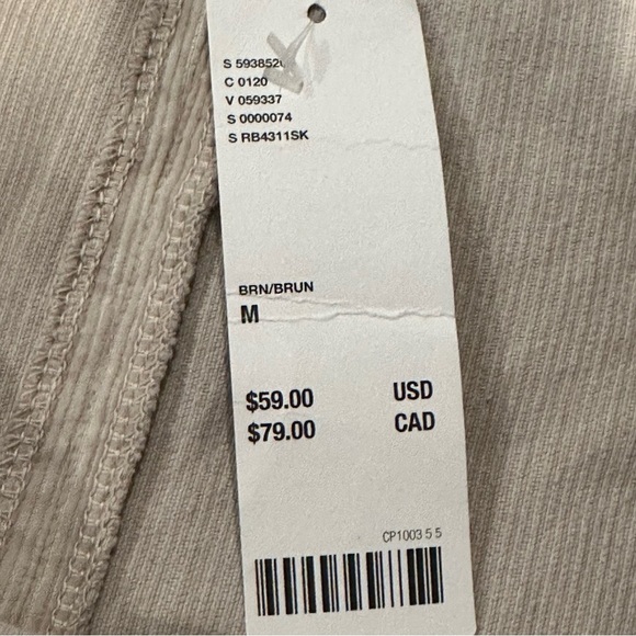 Urban Outfitters BDG Corduroy Khaki Pleated Skirt Size Medium Discontinued - Picture 7 of 10